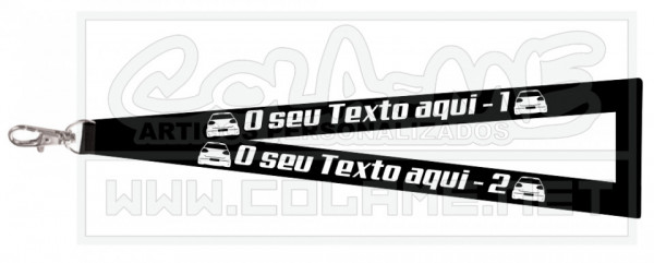 Fita Porta Chaves - VW Golf Mk5 - Traseira