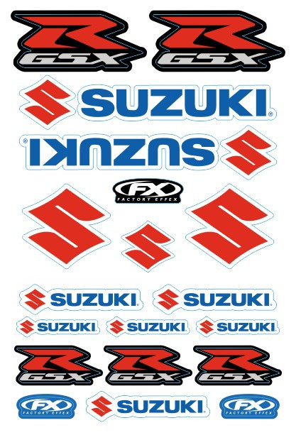 Folha / Pack de Autocolantes - Suzuki