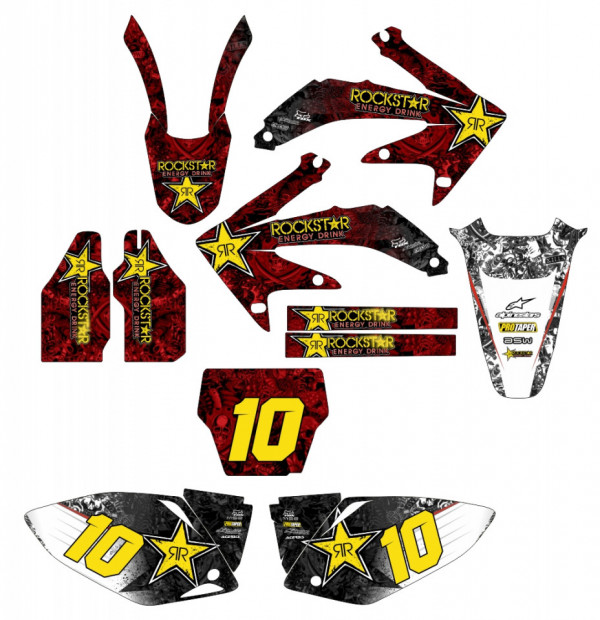 Kit Autocolantes Para Honda crf 450 05-08