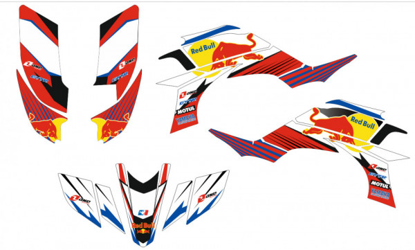 Kit Autocolantes Para Yamaha YFZ 450 03-08
