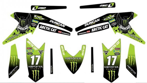 Kit de autocolantes para Artic Cat DVX 400