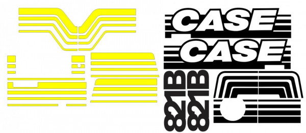 Kit de Autocolantes para CASE 821B