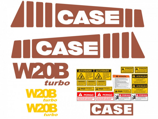 Kit de Autocolantes para CASE W20B