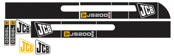 Kit de Autocolantes para JCB JS200