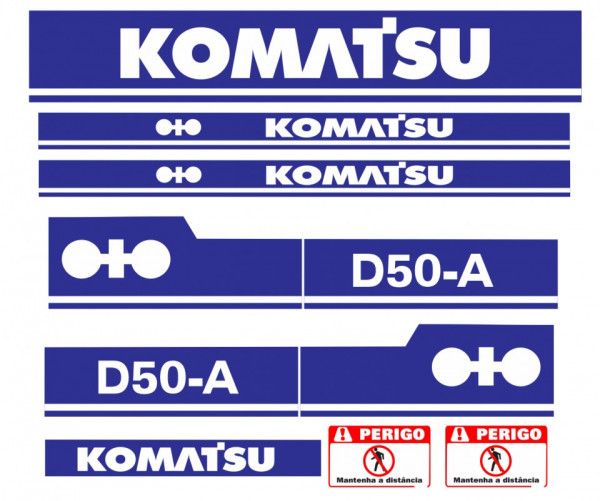 Kit de Autocolantes para KOMATSU D50-A