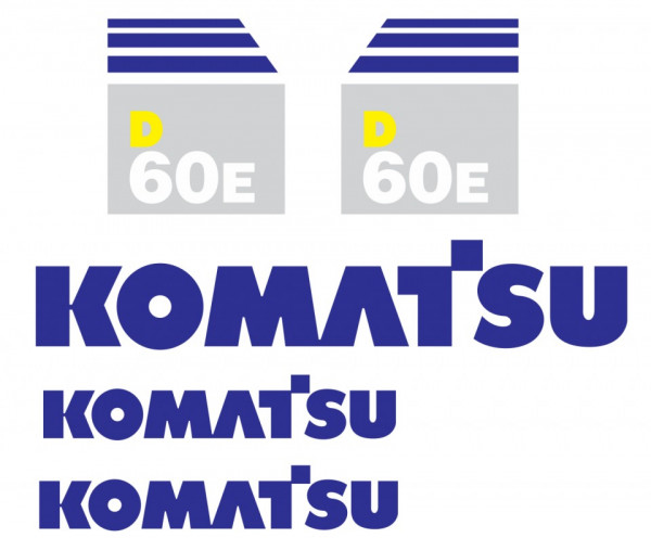 Kit de Autocolantes para KOMATSU D60E