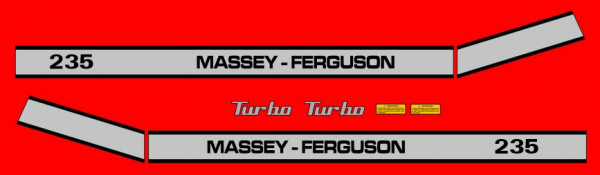 Kit de Autocolantes para Massey Ferguson 235