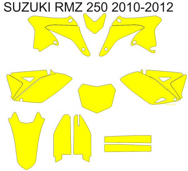 Molde - Suzuki RMZ 250 2010 2011 2012 2013 2014