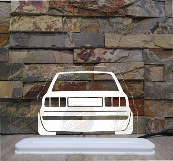 Moldura / Candeeiro com luz de presença - Audi 80