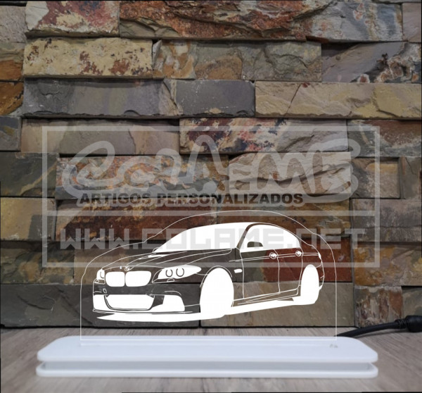 Moldura / Candeeiro com luz de presença - BM F10 M5