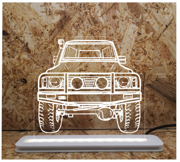Moldura / Candeeiro com luz de presença - Nissan Patrol
