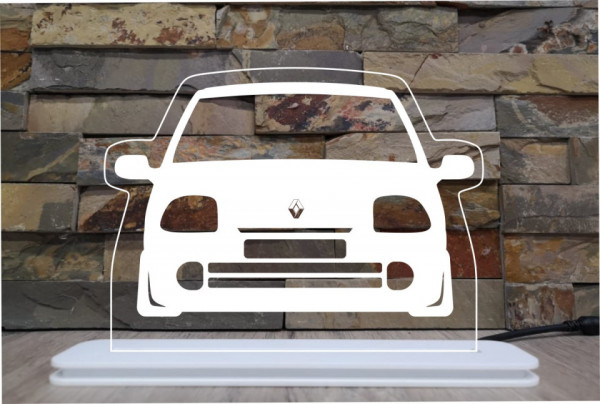 Moldura / Candeeiro com luz de presença - Renault Clio mk2 1998