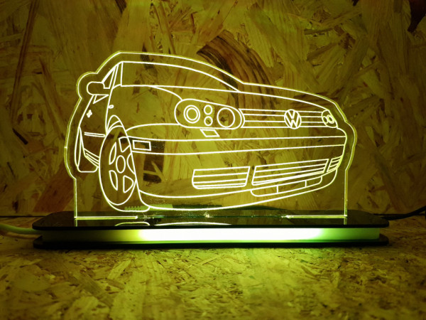 Moldura / Candeeiro com luz de presença - Volkswagen Golf IV