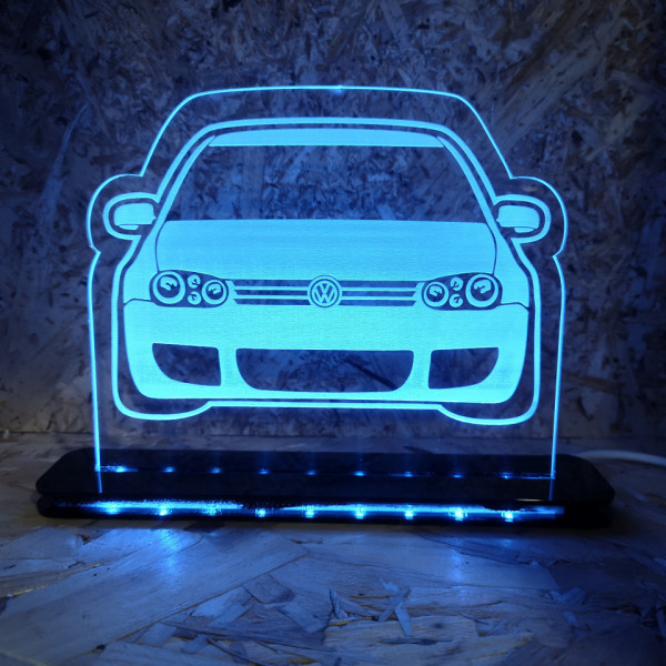Moldura / Candeeiro com luz de presença - Volkswagen Golf IV