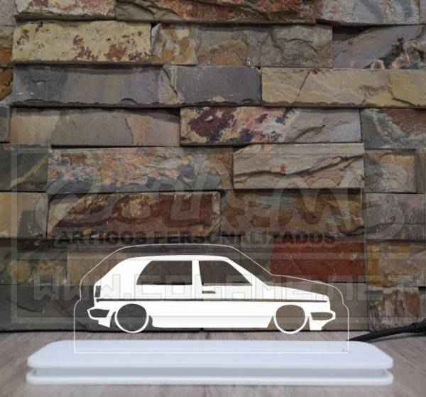 Moldura / Candeeiro com luz de presença - VW Mk2