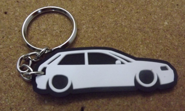 Porta Chaves com silhueta de Audi A3 8L