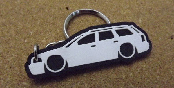 Porta Chaves com silhueta de Audi A4 B5 Avant