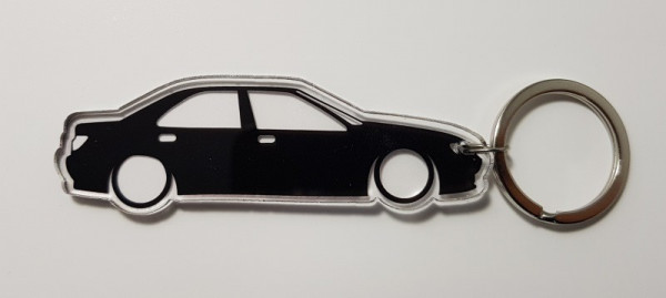 Porta Chaves de Acrílico com silhueta de Peugeot 406