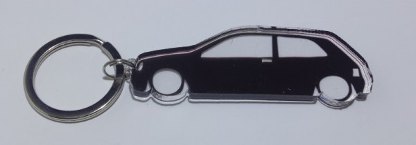 Porta Chaves de Acrílico com silhueta de Renault Clio 1