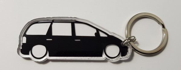 Porta Chaves de Acrílico com silhueta de VW Sharan