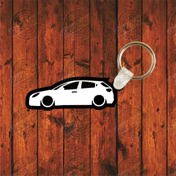 Porta chaves em acrílico preto - Alfa R. Giulietta