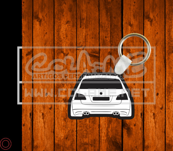 Porta chaves em acrílico preto - BM E60 Touring