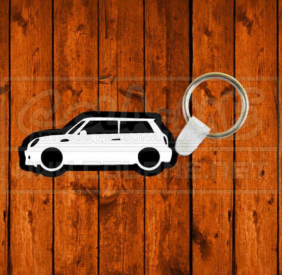 Porta chaves em acrílico preto - Mini Cooper 2010