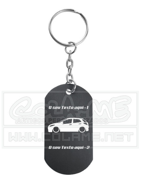 Porta Chaves em alumínio - Mazda 2