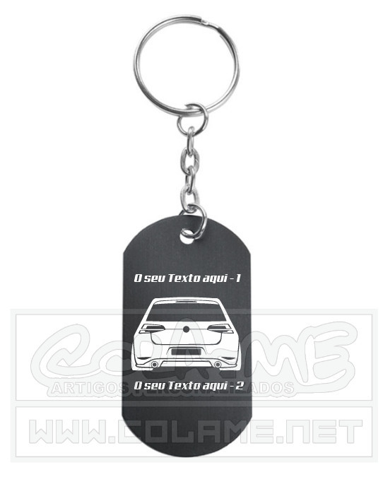Porta Chaves em alumínio - VW Golf Mk7 GTI