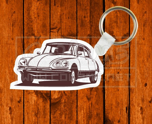 Porta chaves em MDF - Citroen Ds23