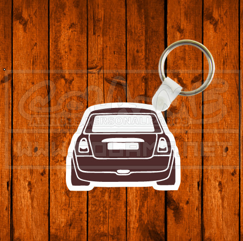 Porta chaves em MDF - Mini Cooper