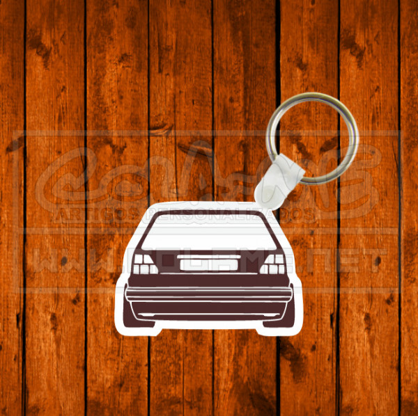 Porta chaves em MDF - VW Golf Mk2 - Traseira
