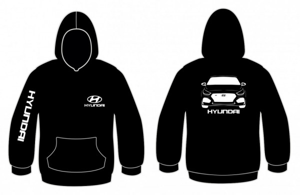Sweatshirt com capuz para Hyundai i30n