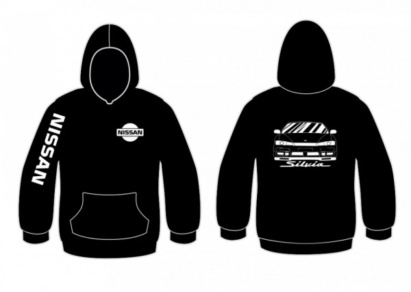Sweatshirt com capuz para Nissan Silvia