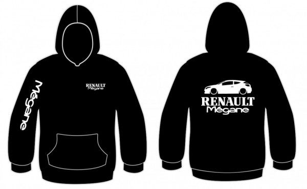 Sweatshirt com capuz para Renault Megane III