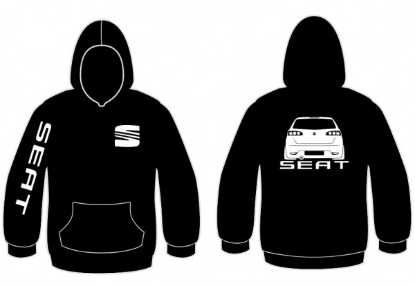 Sweatshirt com capuz para Seat Ibiza 6L Traseira