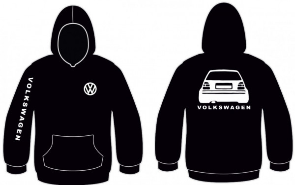 Sweatshirt com capuz para Volkswagen Golf MK3