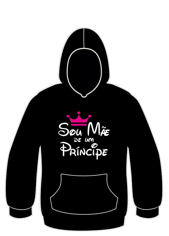 Sweatshirt com Sou Mãe de um Príncipe