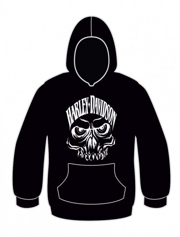 Sweatshirt para Harley Davidson caveira