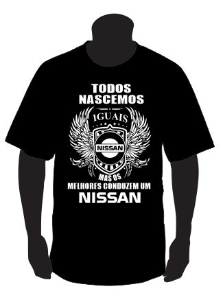 T-shirt com Todos Nascemos Iguais (Nissan)