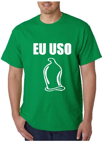 T-shirt - Eu Uso Preservativo