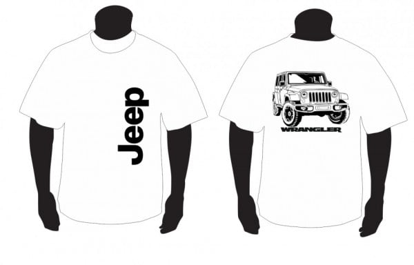 T-shirt para Jeep Wrangler