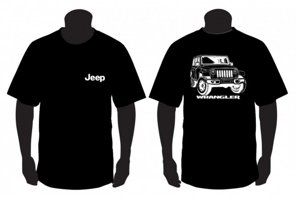 T-shirt para jeep wrangler