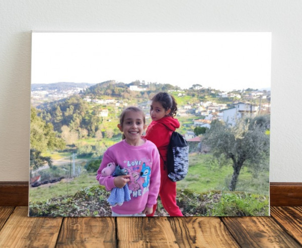 Tela com impressão de imagem / foto cedida pelo cliente - 60x40cm