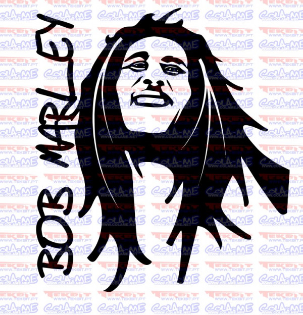 Autocolante - Bob Marley