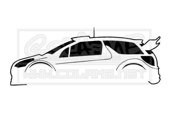 Autocolante - Citr. C3 - Lateral