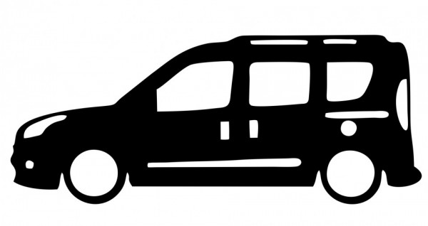 Autocolante com Fiat Doblo