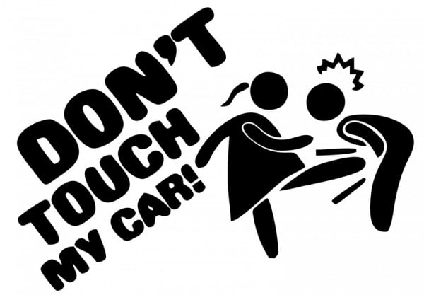 Autocolante - Don't Touch My car