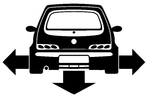 Autocolante - Fiat Seiscento - Traseira (Baixo e Largo)