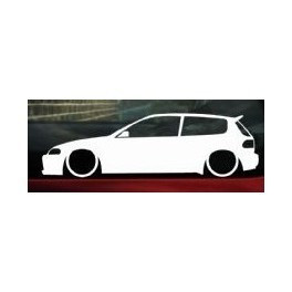 Autocolante - Honda Civic EG